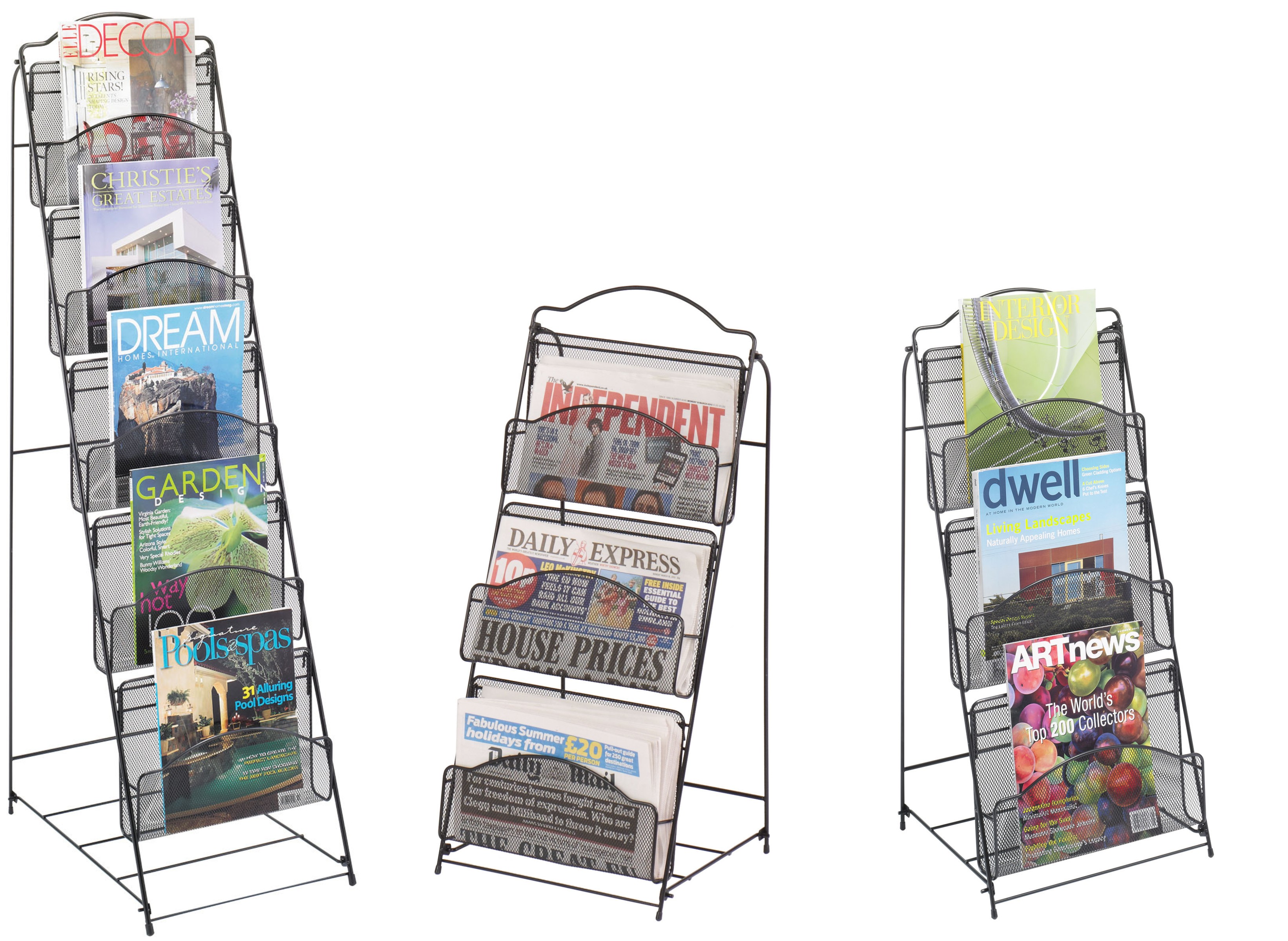 Mesh Floor Stands - Literature Holders